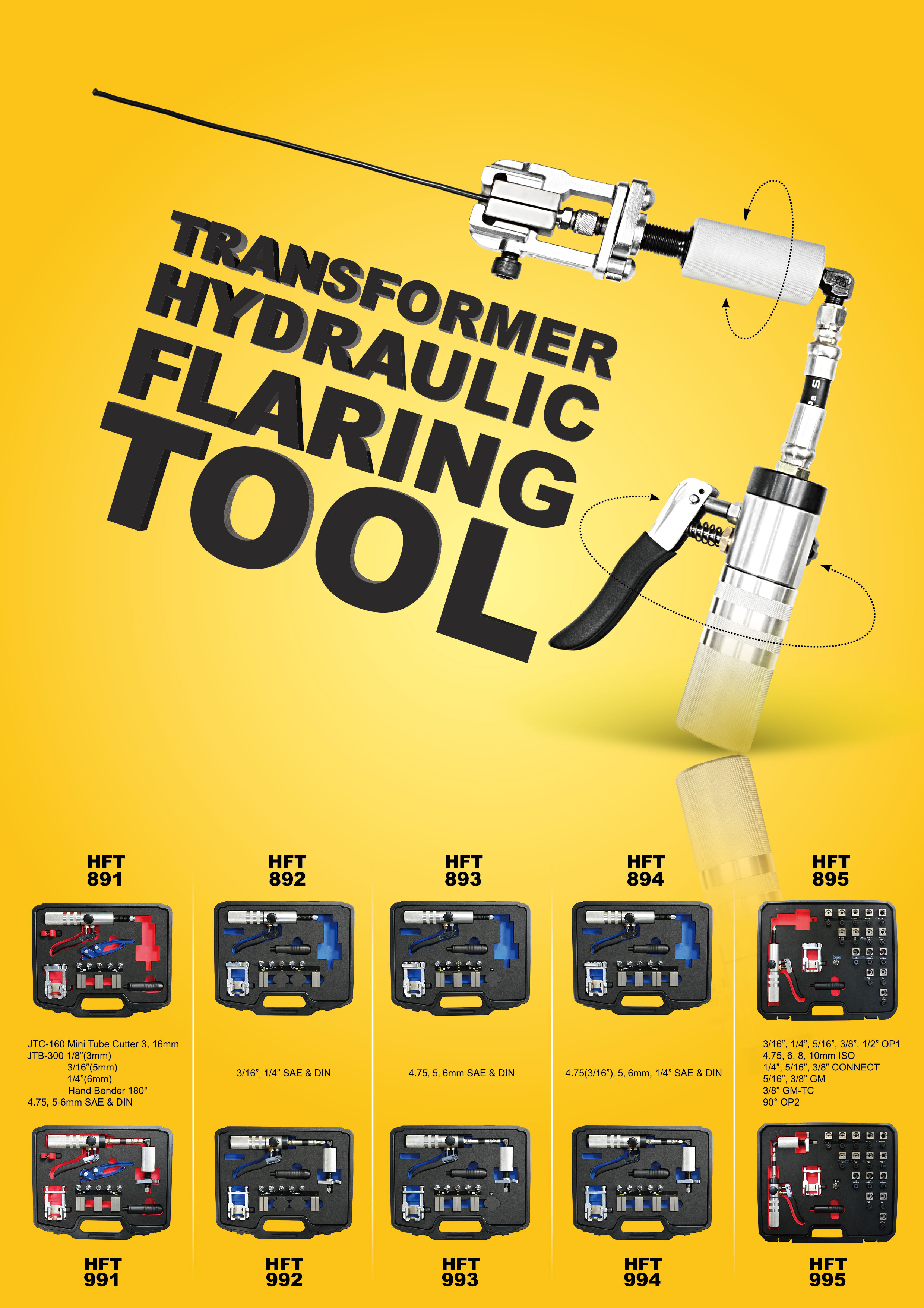 Transformer hydraulic Flaring Tool